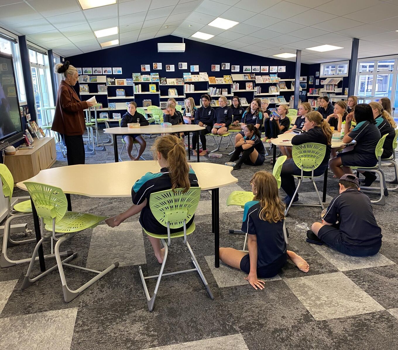 Students Listen to Their Teacher